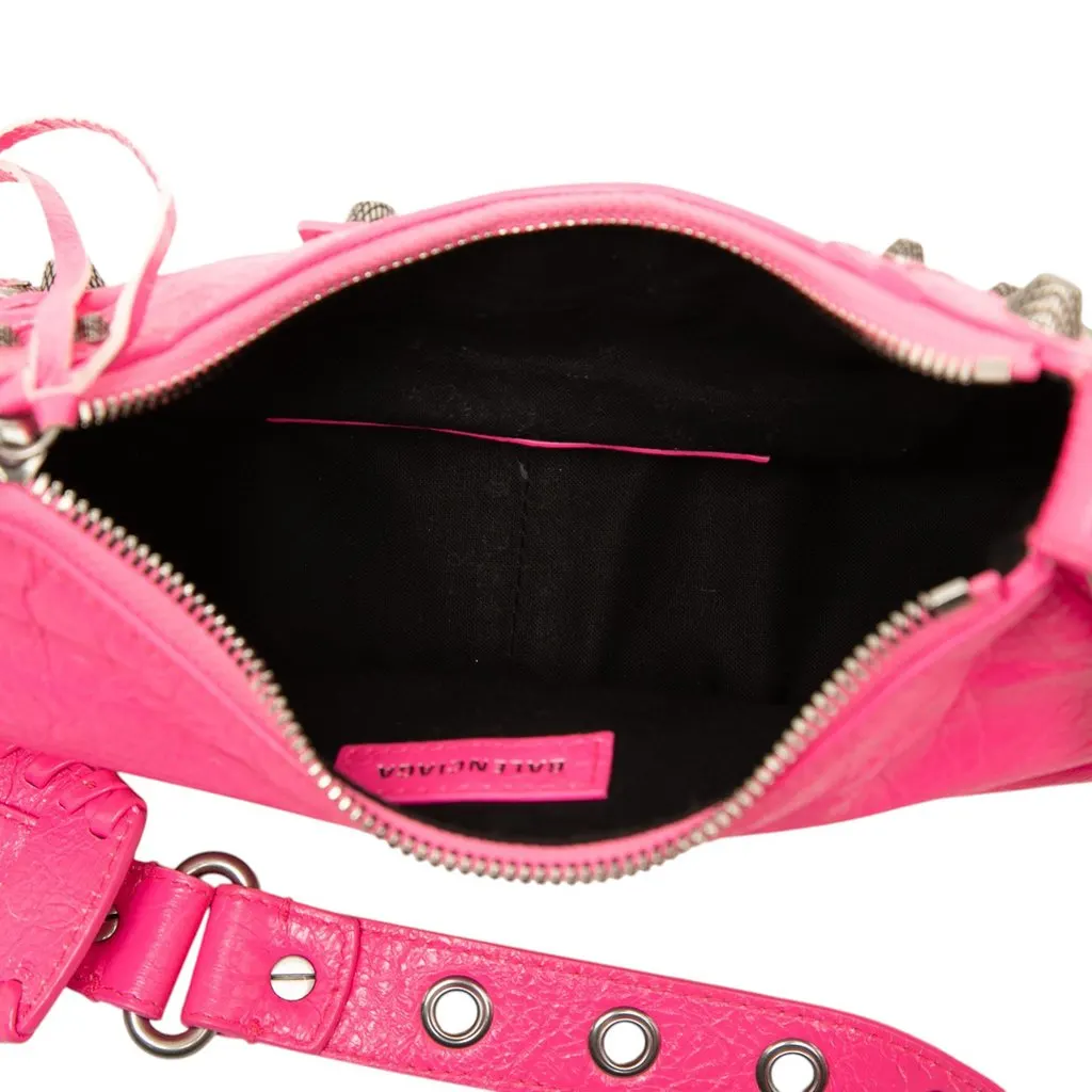 Balenciaga Lambskin Motocross Le Cagole XS Pink Leather Very good - Model View