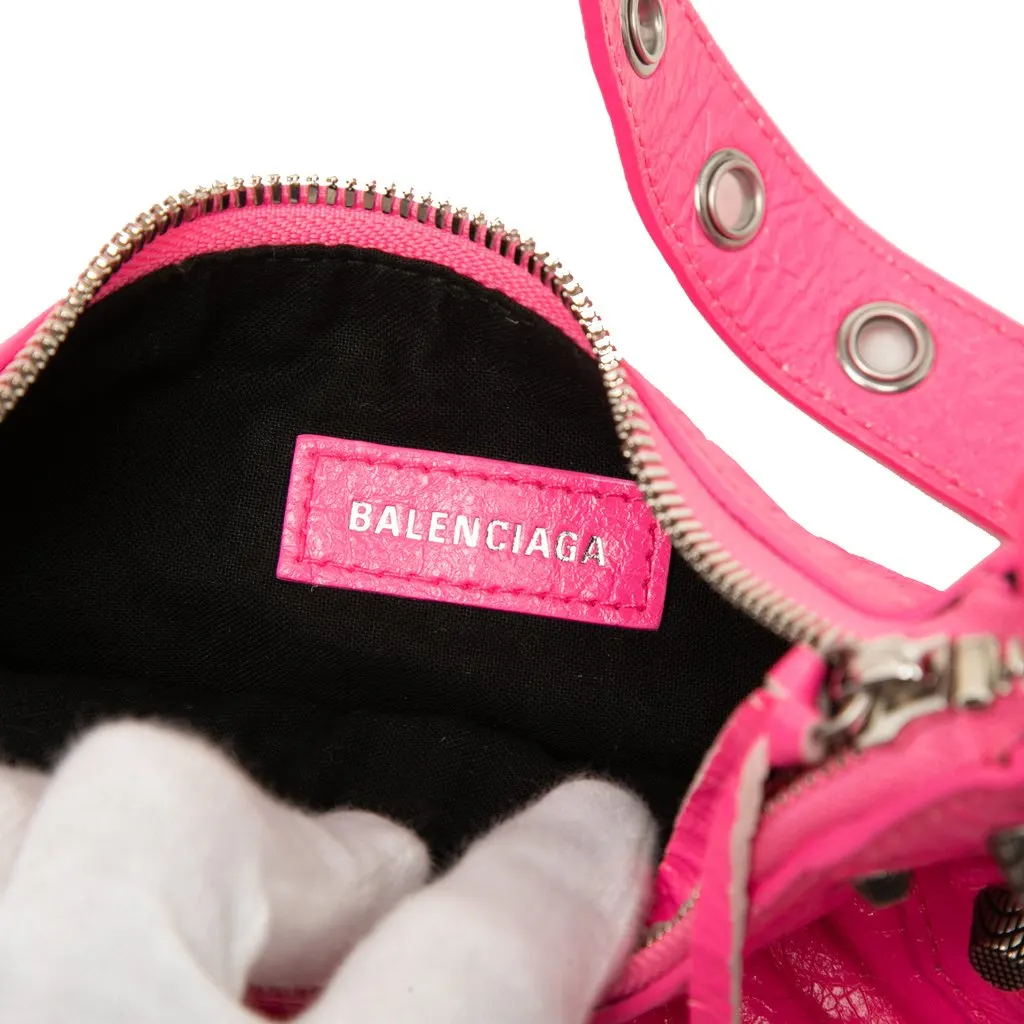 Balenciaga Lambskin Motocross Le Cagole XS Pink Leather Very good - Box View