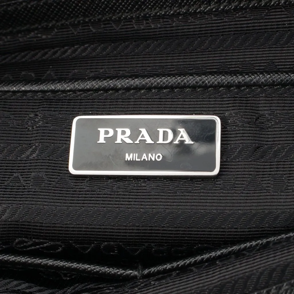 Prada Impuntu Tessuto Open Convertible Tote Black Very good - Box View