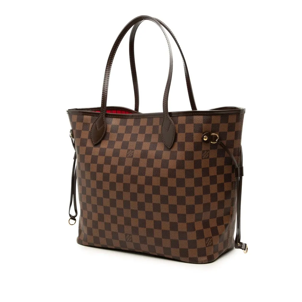 Louis Vuitton Damier Ebene Neverfull MM Brown Very good - Back View