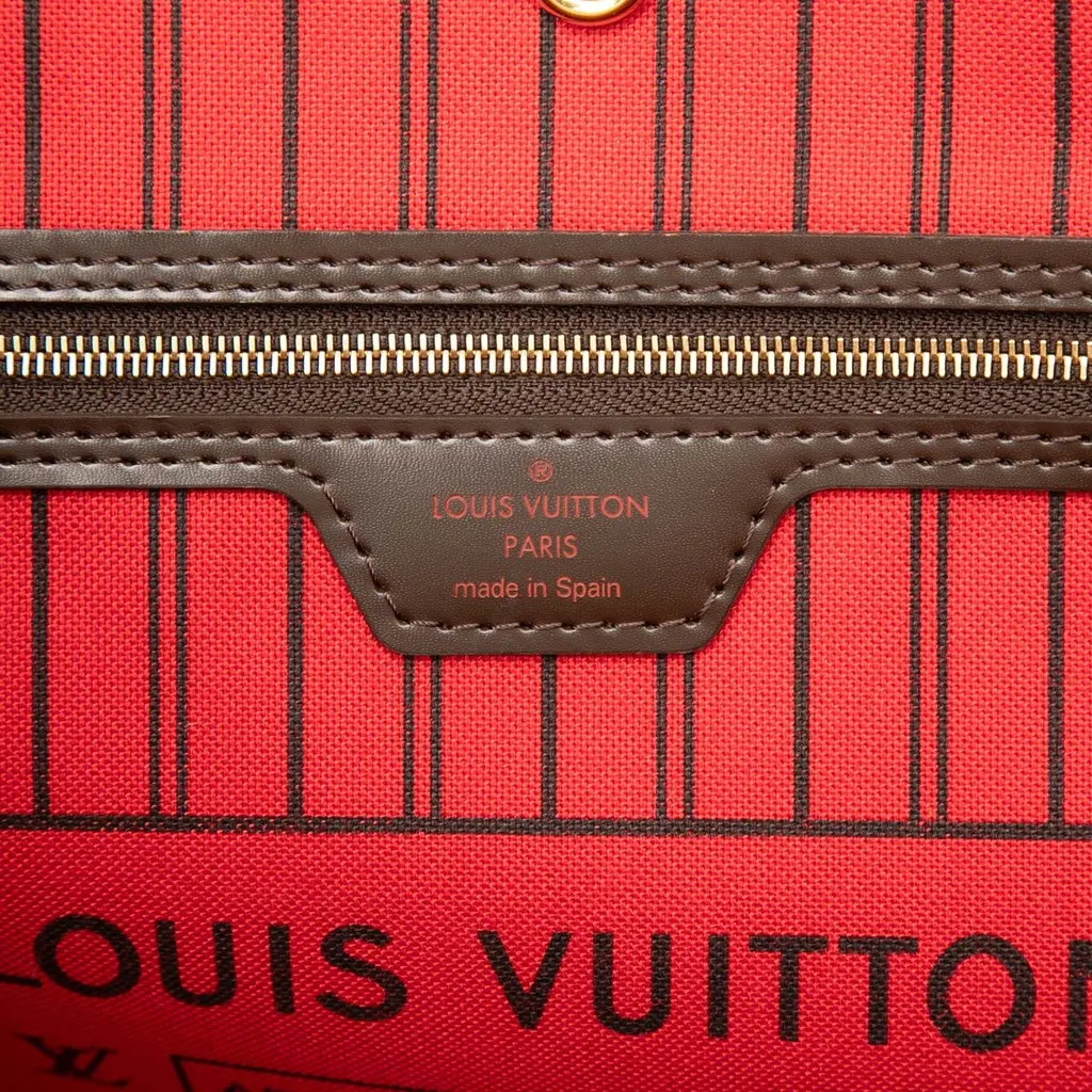 Louis Vuitton Damier Ebene Neverfull MM Brown Very good - Box View