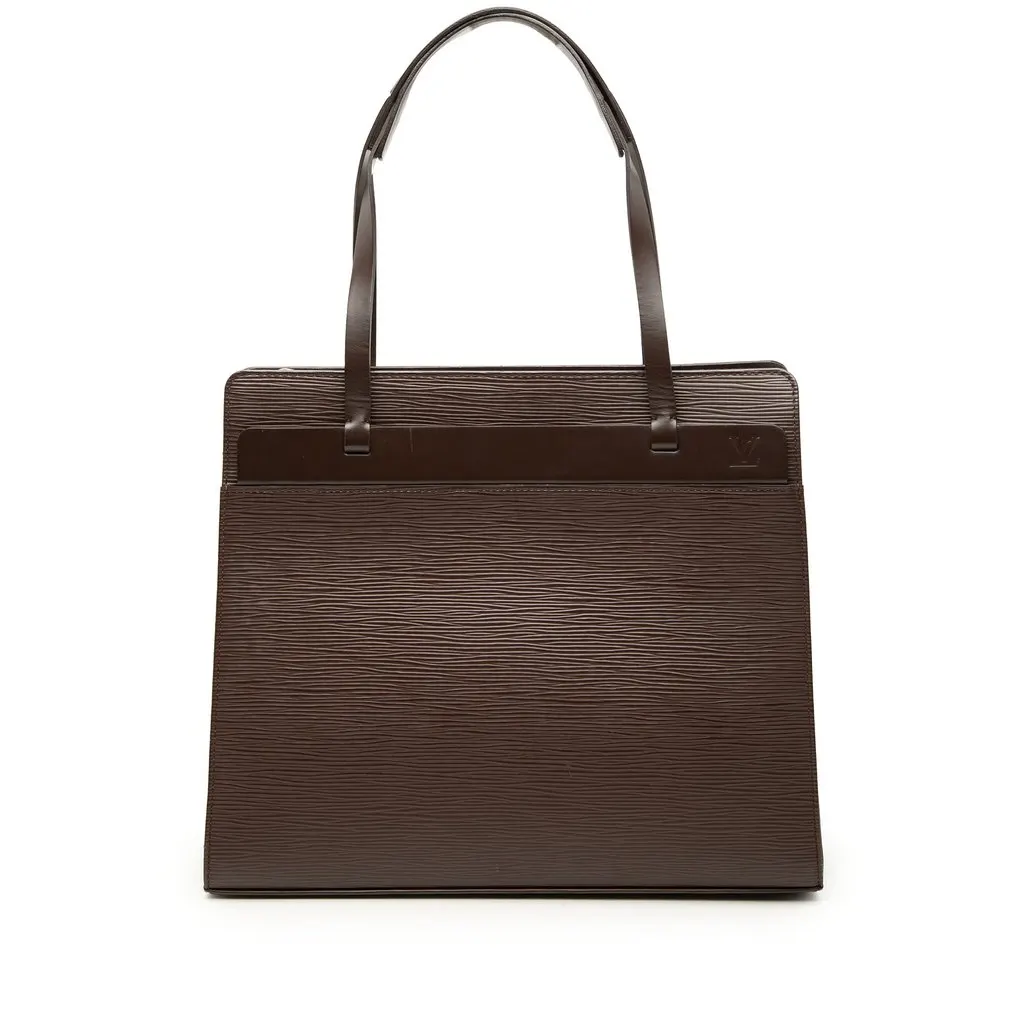 Louis Vuitton Epi Croisette PM Brown Leather Good - Front View