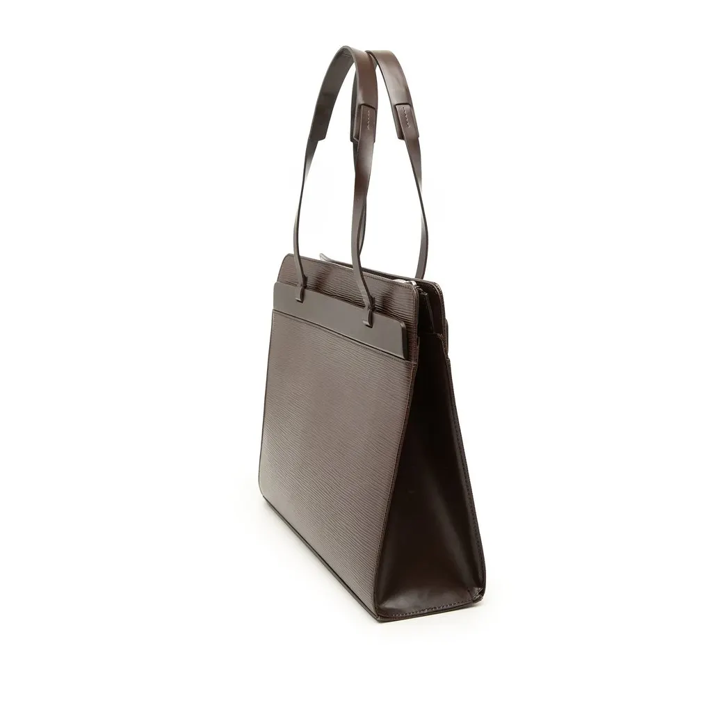 Louis Vuitton Epi Croisette PM Brown Leather Good - Back View