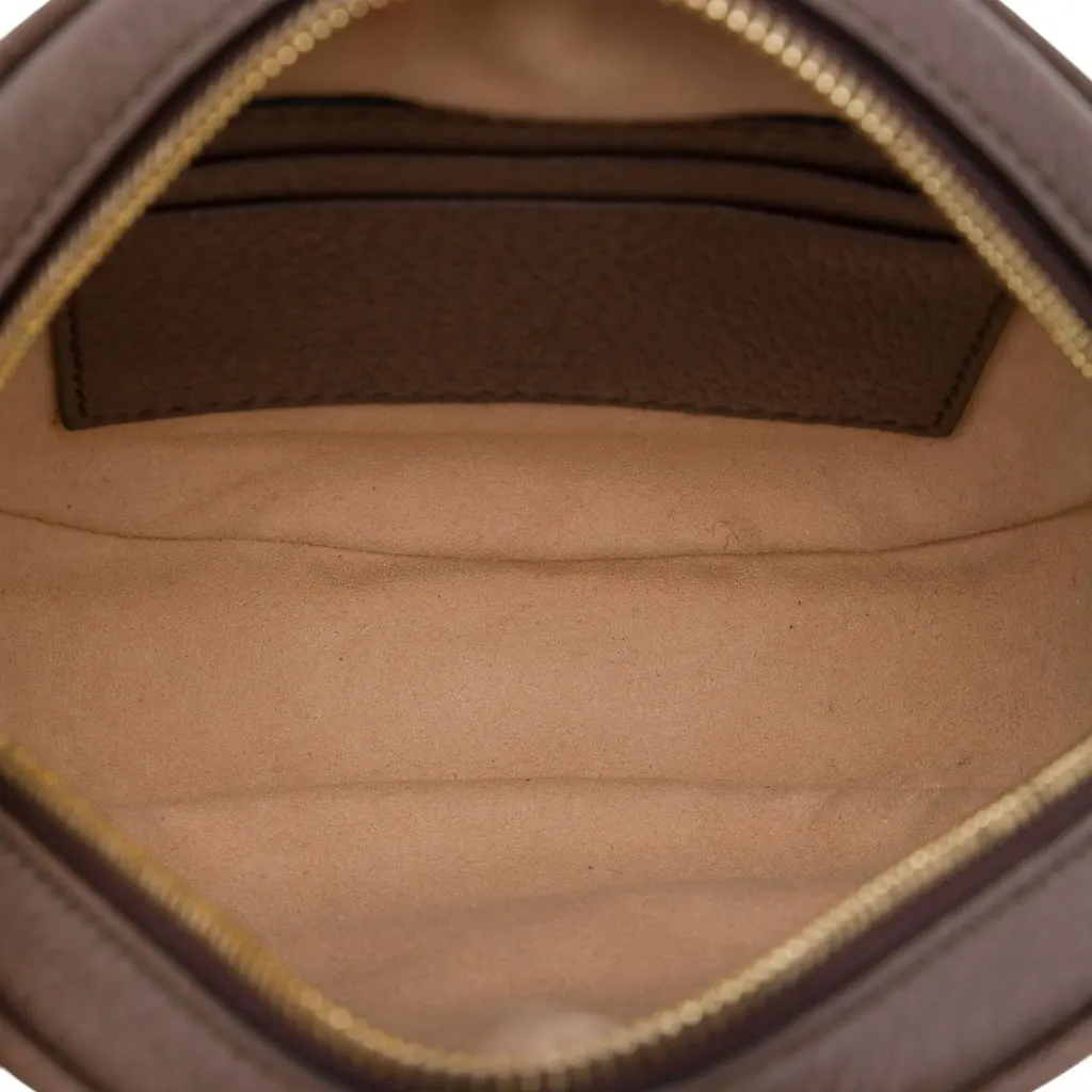 Gucci Mini GG Supreme Web Ophidia Round Backpack Beige Canvas Very good - Model View