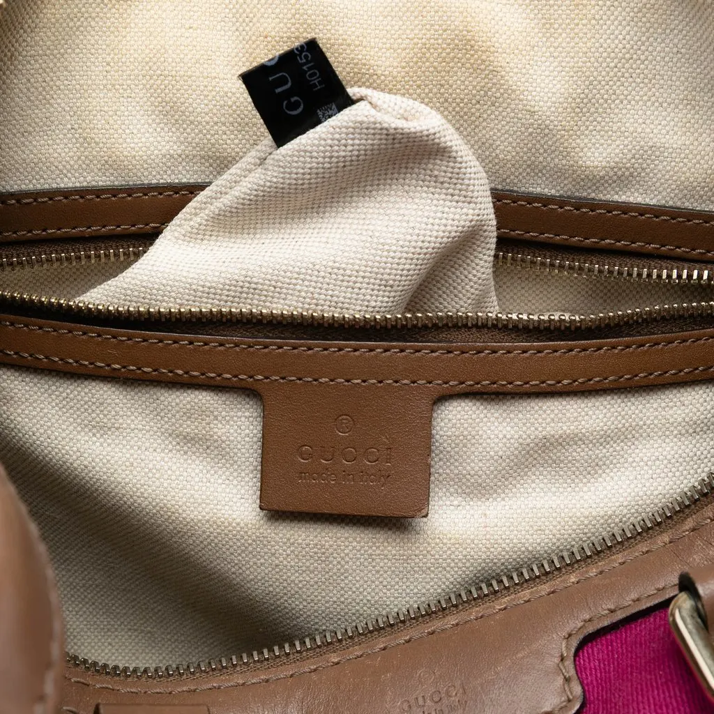 Gucci Medium GG Canvas Web Joy Boston Bag Beige Very good - Box View