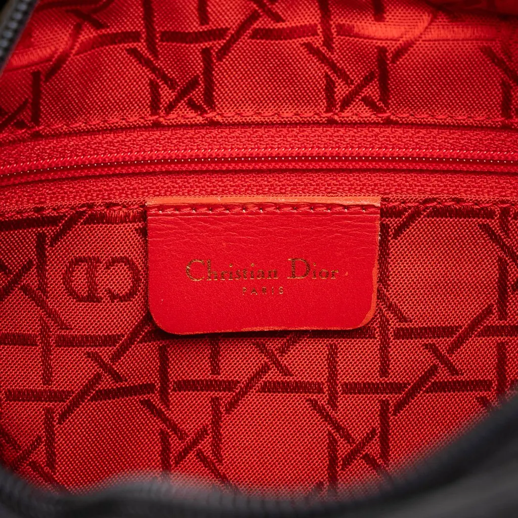 Dior Medium Nylon Cannage Lady Dior Black Polyamide Good - Box View