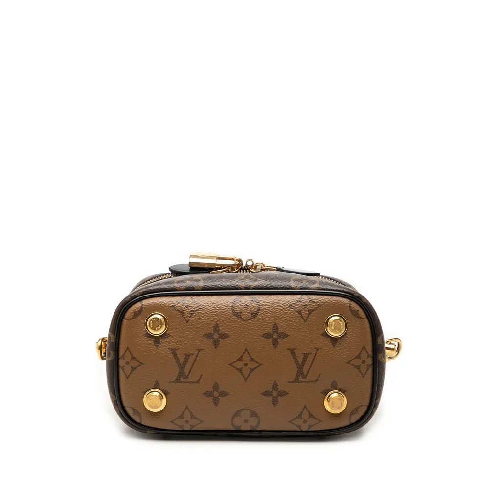 Louis Vuitton Monogram Reverse Vanity PM Brown Canvas Good - Inside View