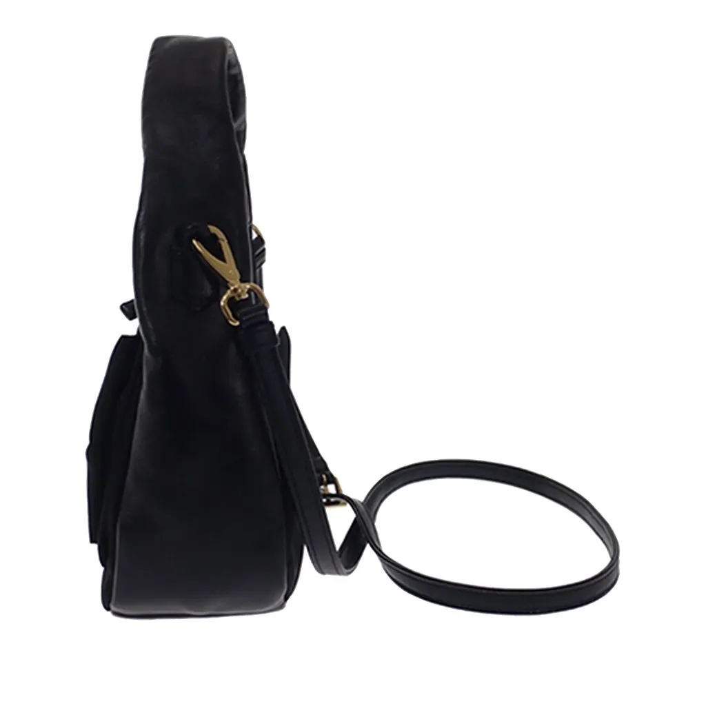 Prada Mini Re Nylon and Nappa Bow Satchel Black Polyamide Very good - Inside View