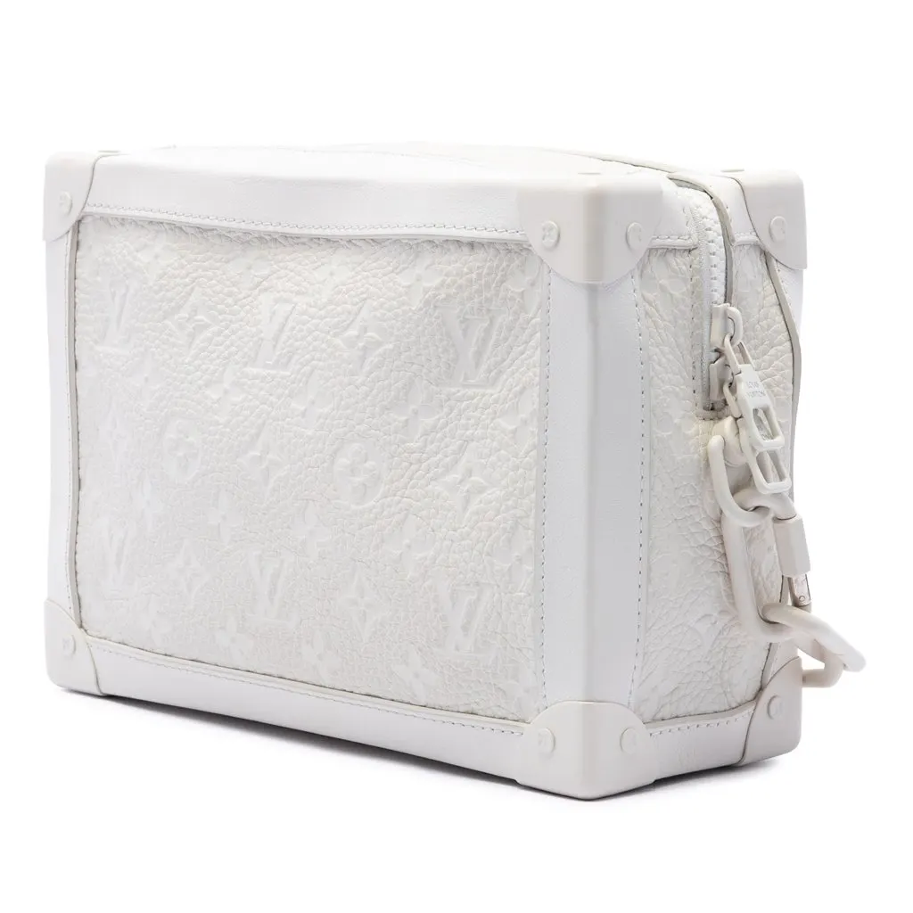 Louis Vuitton Monogram Taurillon Solar Ray Soft Trunk White Leather Very good - Back View