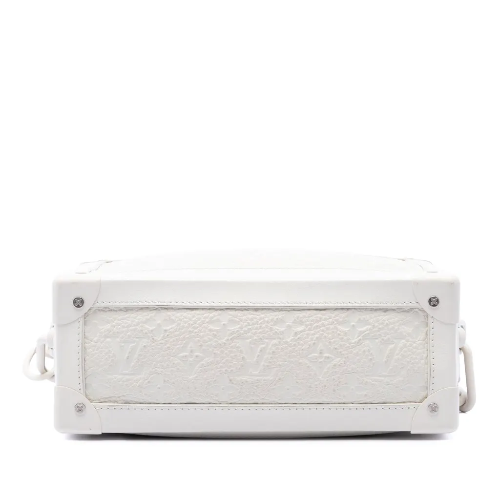 Louis Vuitton Monogram Taurillon Solar Ray Soft Trunk White Leather Very good - Inside View