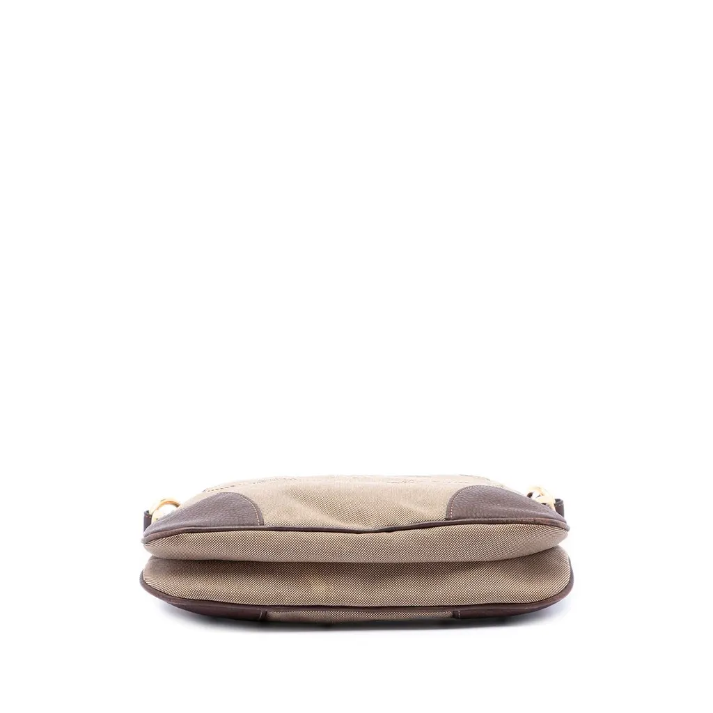 Prada Canvas Canapa Logo Crossbody Beige Canvas Very good - Inside View