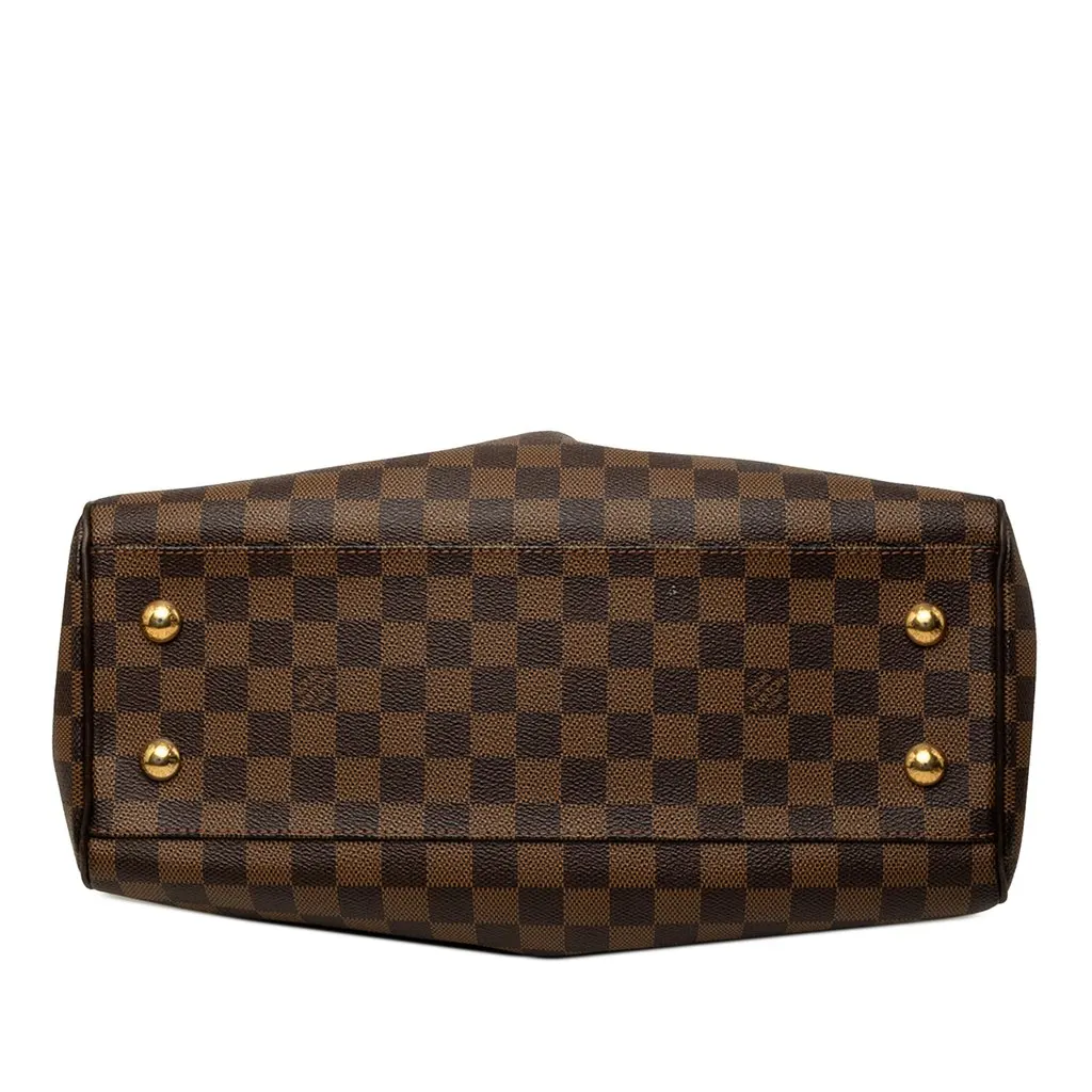 Louis Vuitton Damier Ebene Trevi PM Brown Canvas Good - Inside View