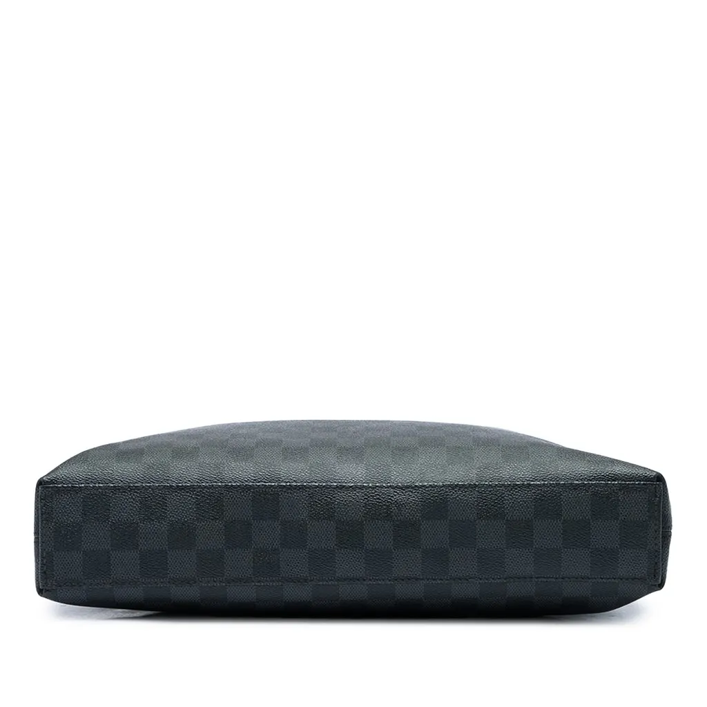 Louis Vuitton Damier Graphite Porte Documents Jour Black Canvas Very good - Inside View