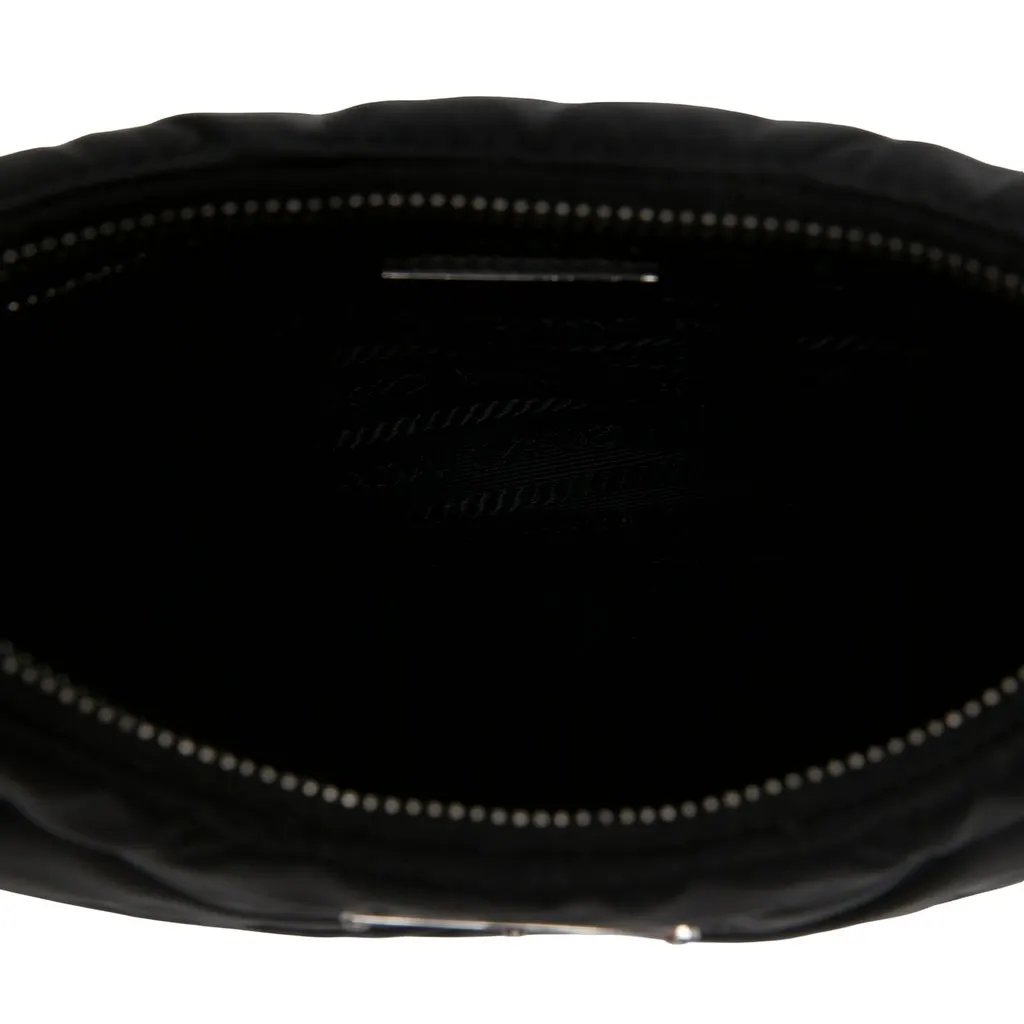Prada Padded Re Nylon Crossbody Black Polyamide Good - Model View