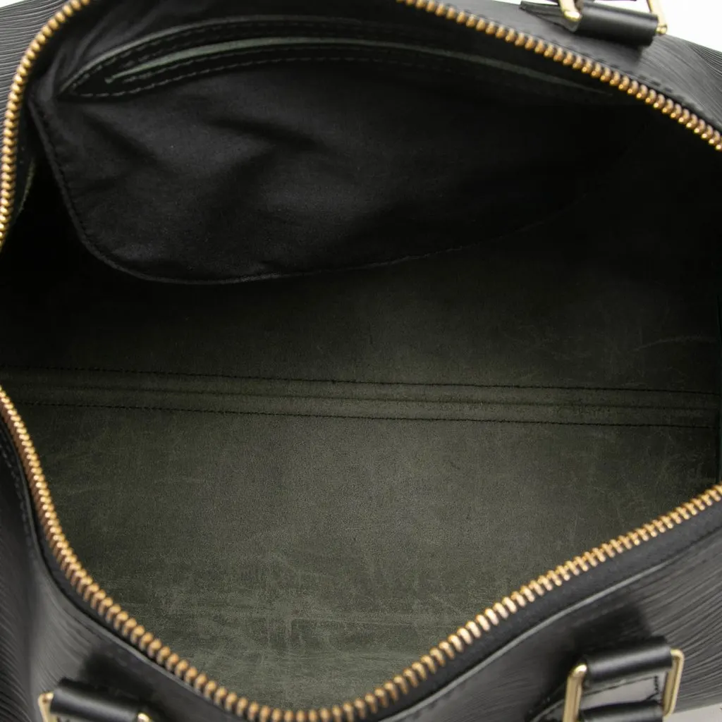 Louis Vuitton Epi Speedy 35 Black Leather Very good - Model View