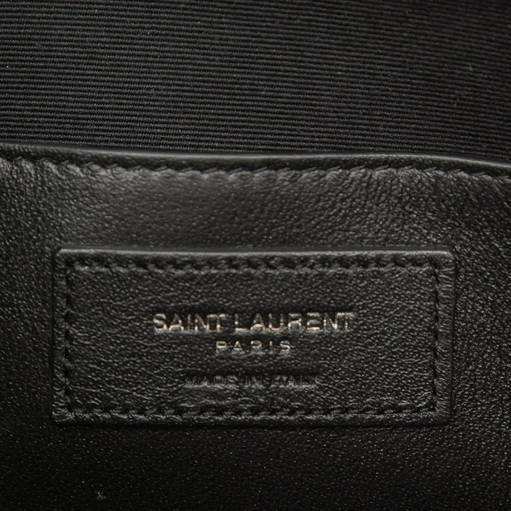 Saint Laurent Calfskin Monogram Sac Coeur Tassel Crossbody Red Leather Very good - Box View