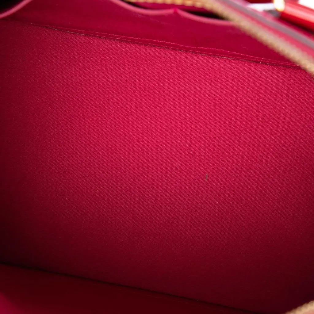 Louis Vuitton Monogram Vernis Alma PM Red Leather Very good - Model View