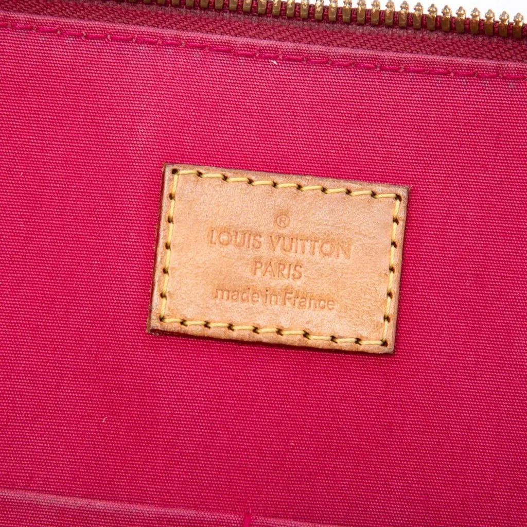 Louis Vuitton Monogram Vernis Alma PM Red Leather Very good - Box View