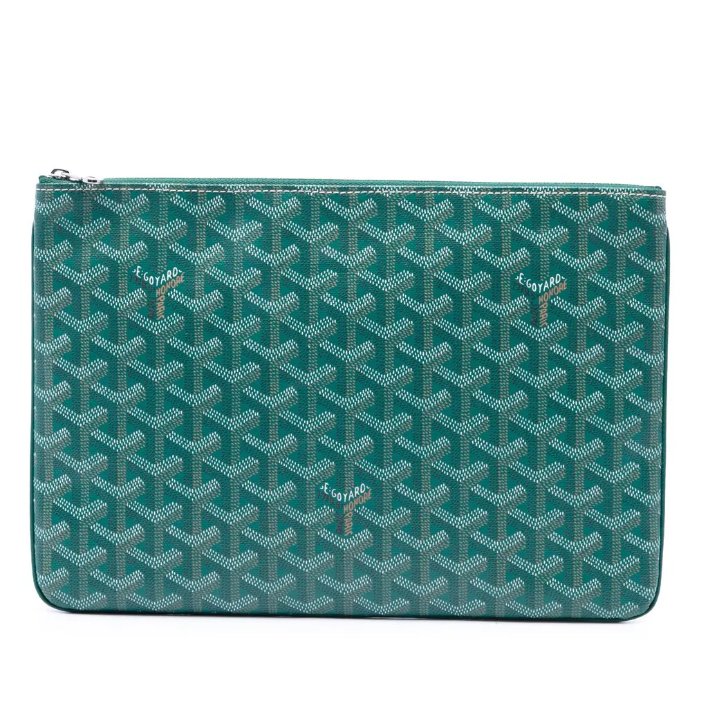 Goyard Goyardine Senat MM Green Very good - Front View