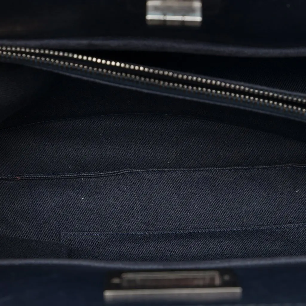 Chanel Quilted Aged Calfskin Reissue 2.55 Tote Blue Leather Very good - Model View
