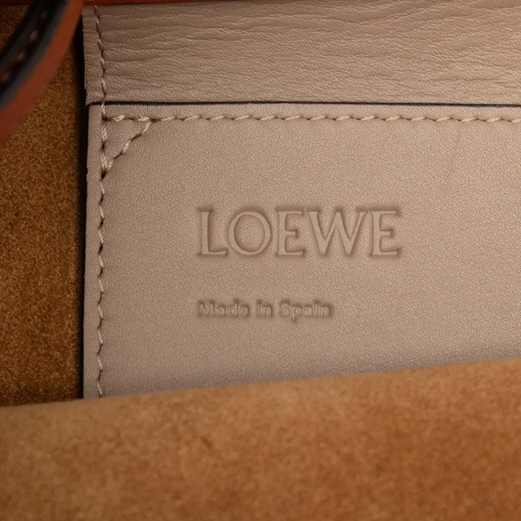 Loewe Calfskin Lazo Tote Brown Leather Very good - Box View