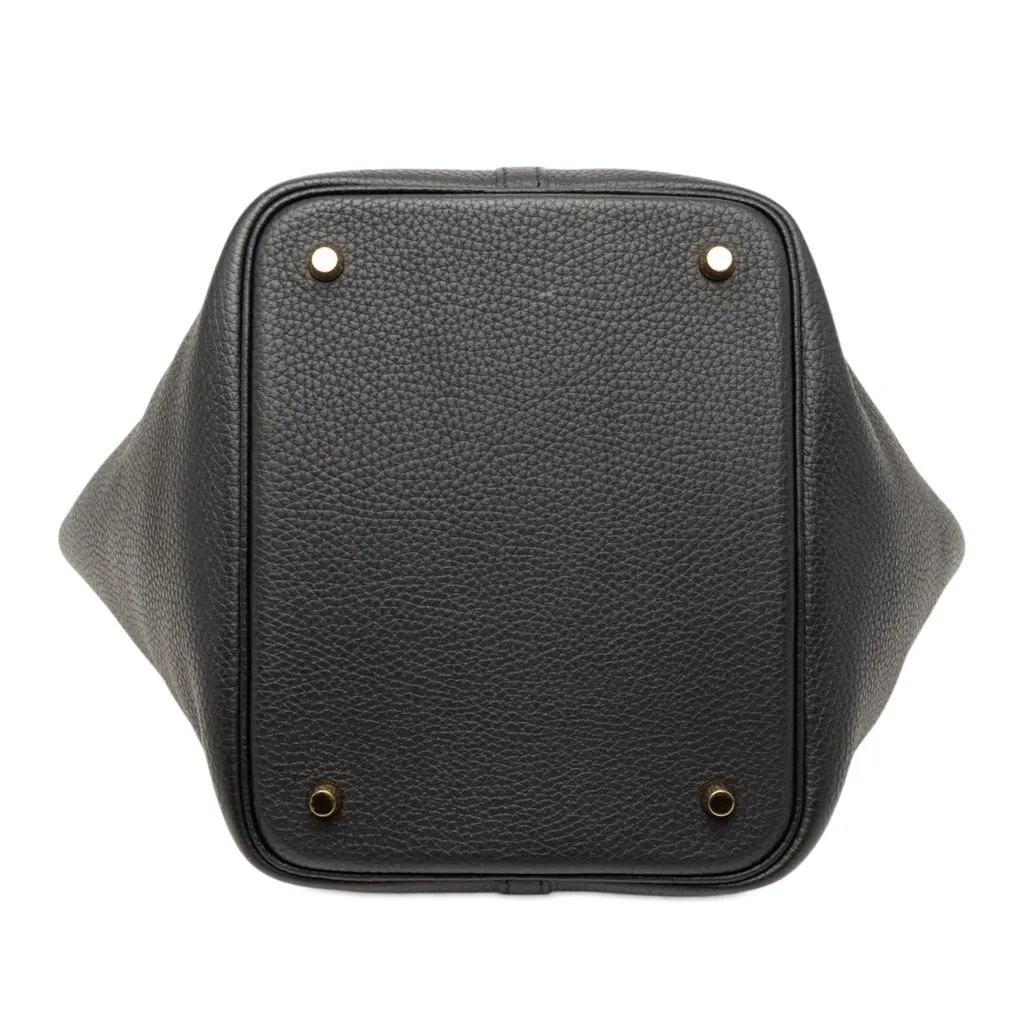 Hermès Clemence Picotin Lock 22 Black Leather Very good - Inside View