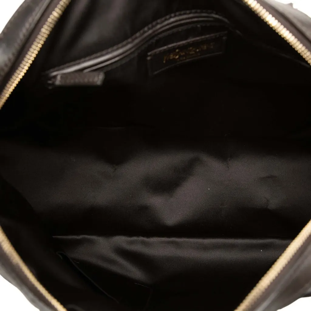 Saint Laurent Medium Leather Muse Shoulder Bag Brown Leather Very good - Model View