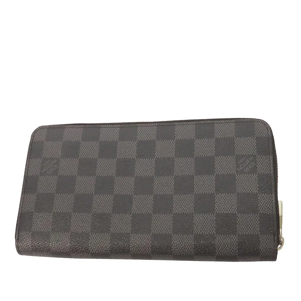 Louis Vuitton Damier Graphite Zippy Organizer Wallet Black Very good - Back View