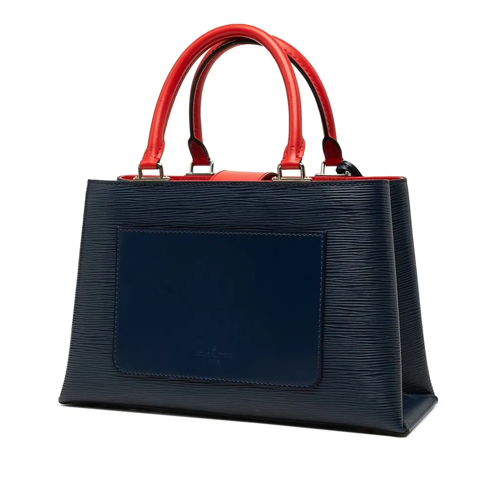 Louis Vuitton Epi Kleber PM Blue Leather Very good - Back View