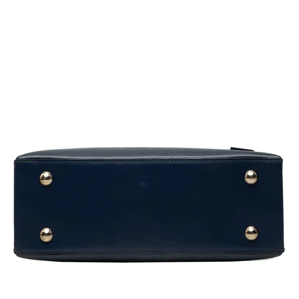 Louis Vuitton Epi Kleber PM Blue Leather Very good - Inside View