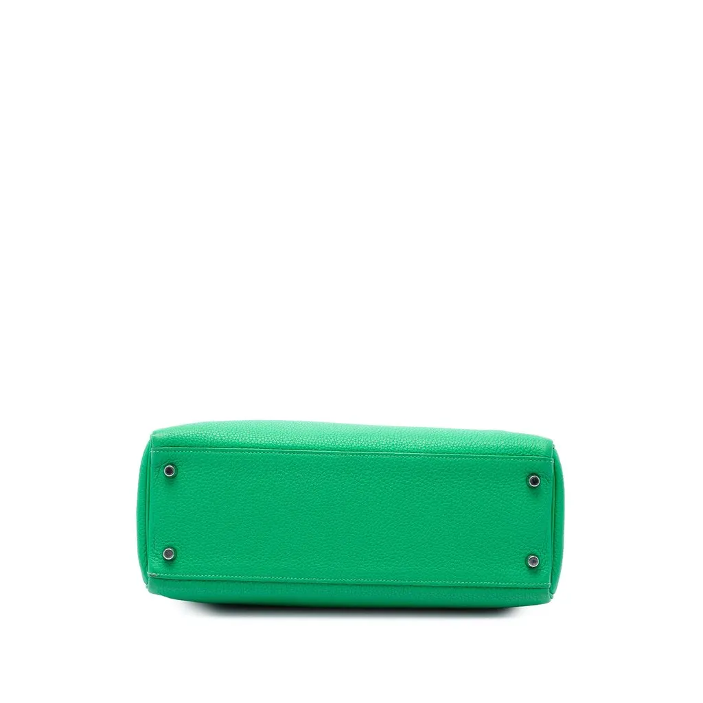 Hermès Togo Kelly II Retourne 32 Green Leather Very good - Inside View
