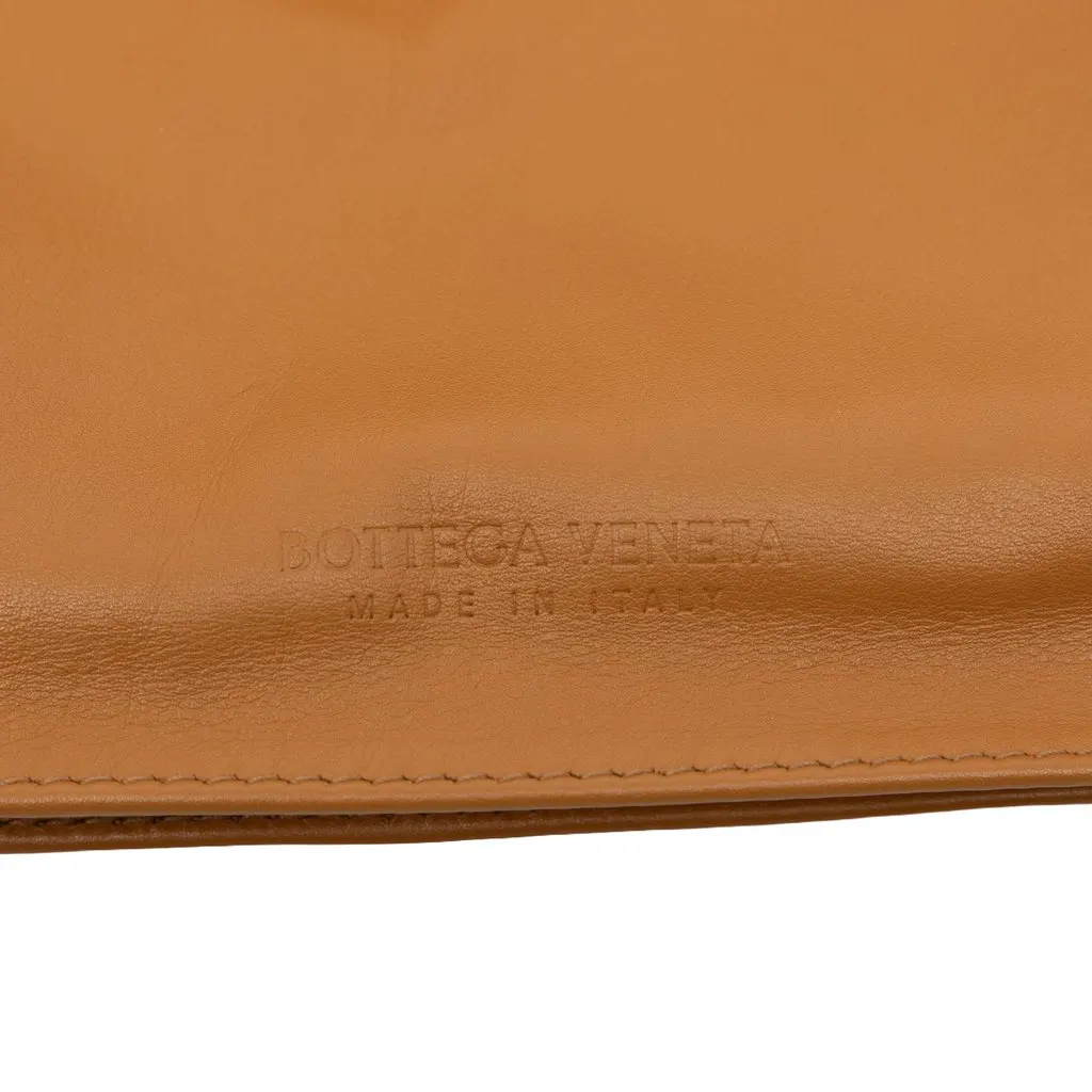 Bottega Veneta Nappa BV Twist Handbag Brown Leather Very good - Box View