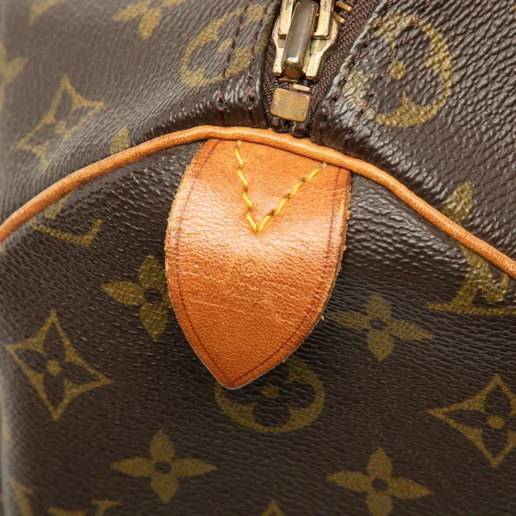 Louis Vuitton Monogram Speedy 35 Brown Canvas Good - Box View