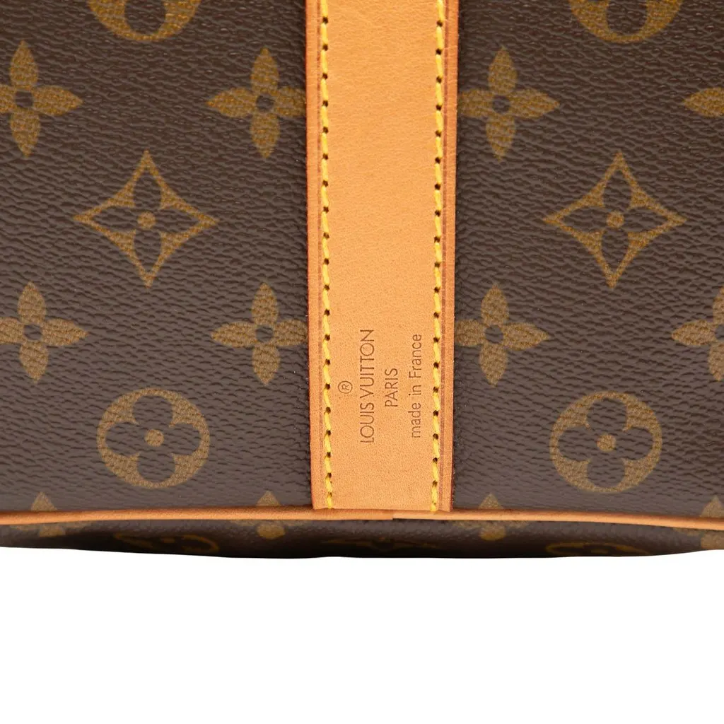Louis Vuitton Monogram Keepall Bandouliere 50 Brown Canvas Good - Box View