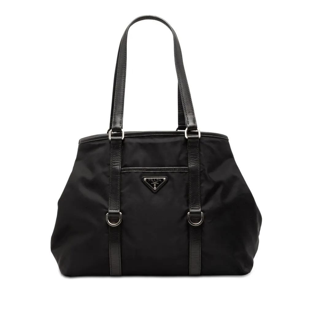 Prada Tessuto Tote Black Very good - Front View