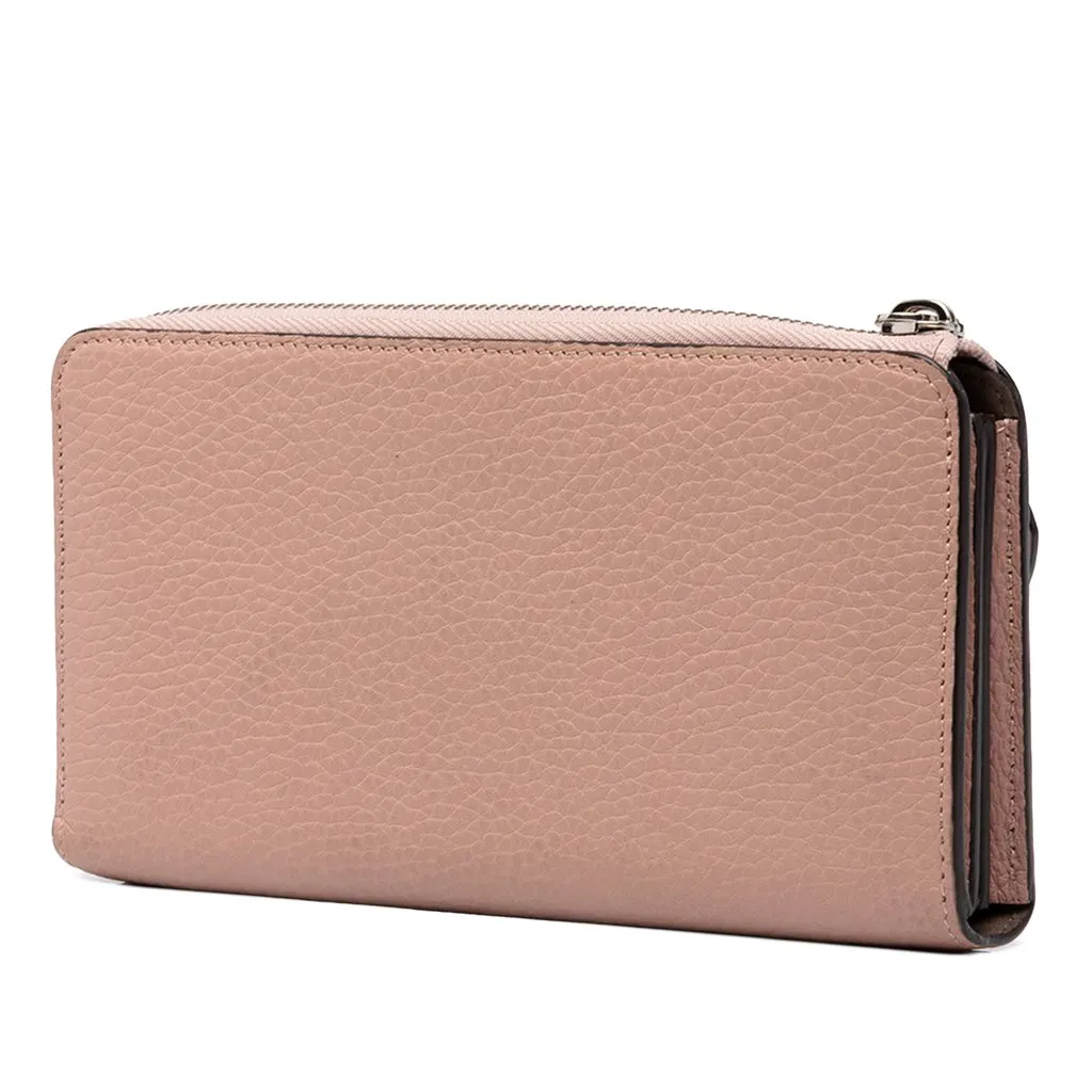 Louis Vuitton Taurillon Comete Wallet Pink Leather Very good - Back View