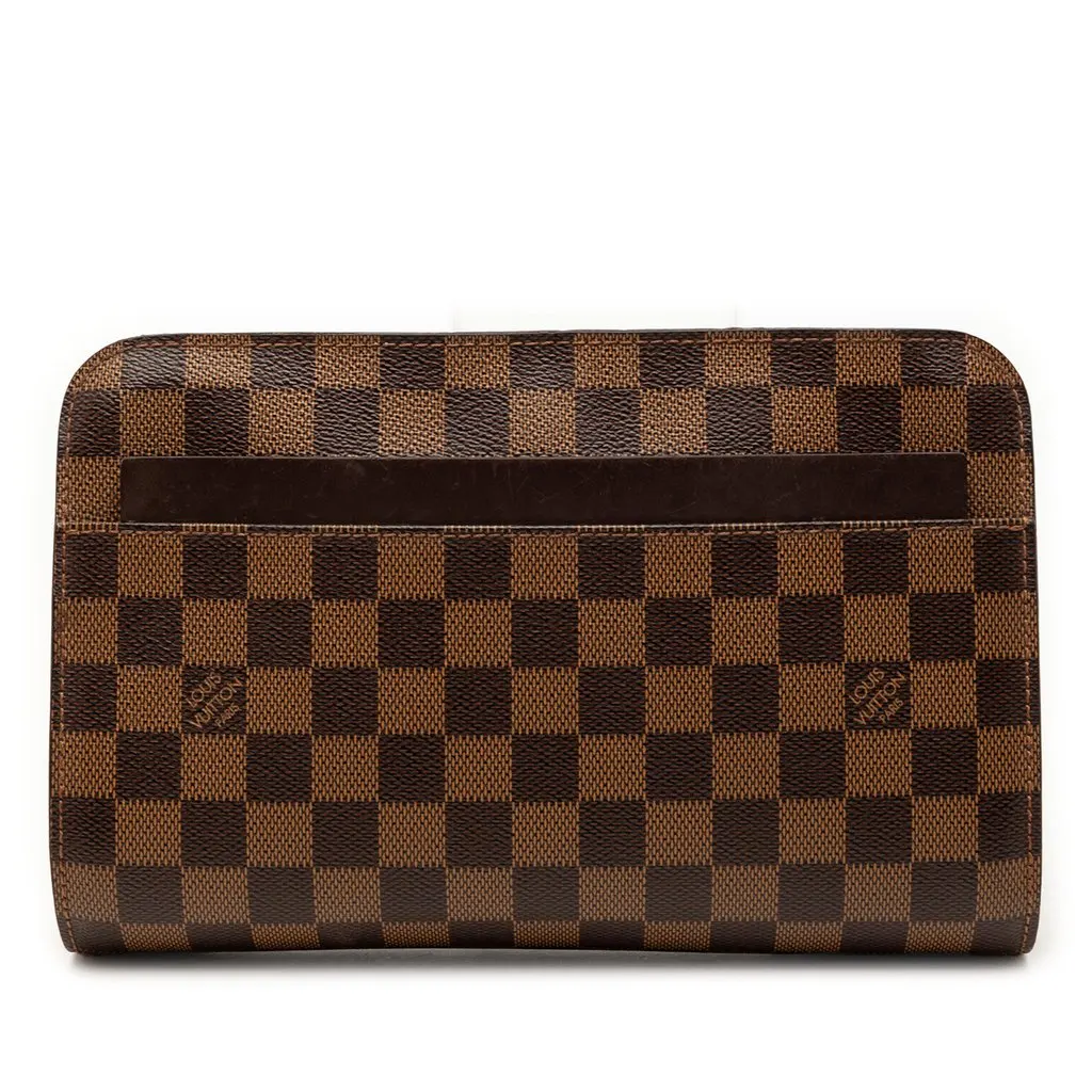 Louis Vuitton Damier Ebene Saint Louis Pochette Brown Very good - Front View
