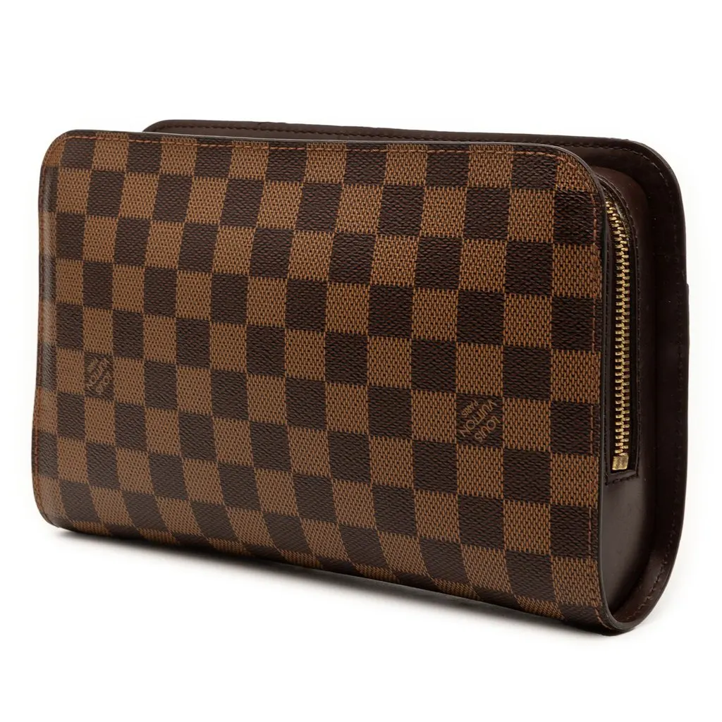 Louis Vuitton Damier Ebene Saint Louis Pochette Brown Very good - Back View