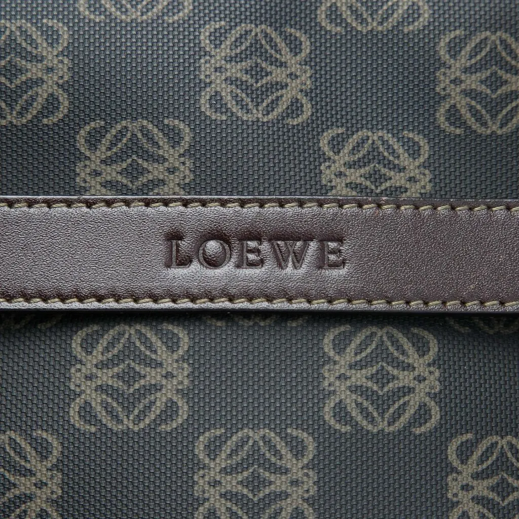 LOEWE Anagram Coated Canvas Handbag Brown Very good - Box View