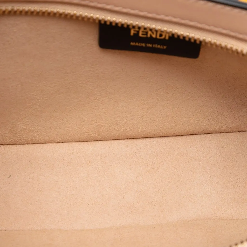 Fendi Leather O Lock Swing Satchel Pink Leather Good - Model View