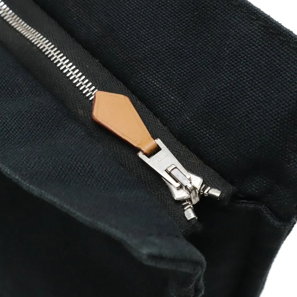 Hermès Canvas Fourre Tout Clutch Black Very good - Model View