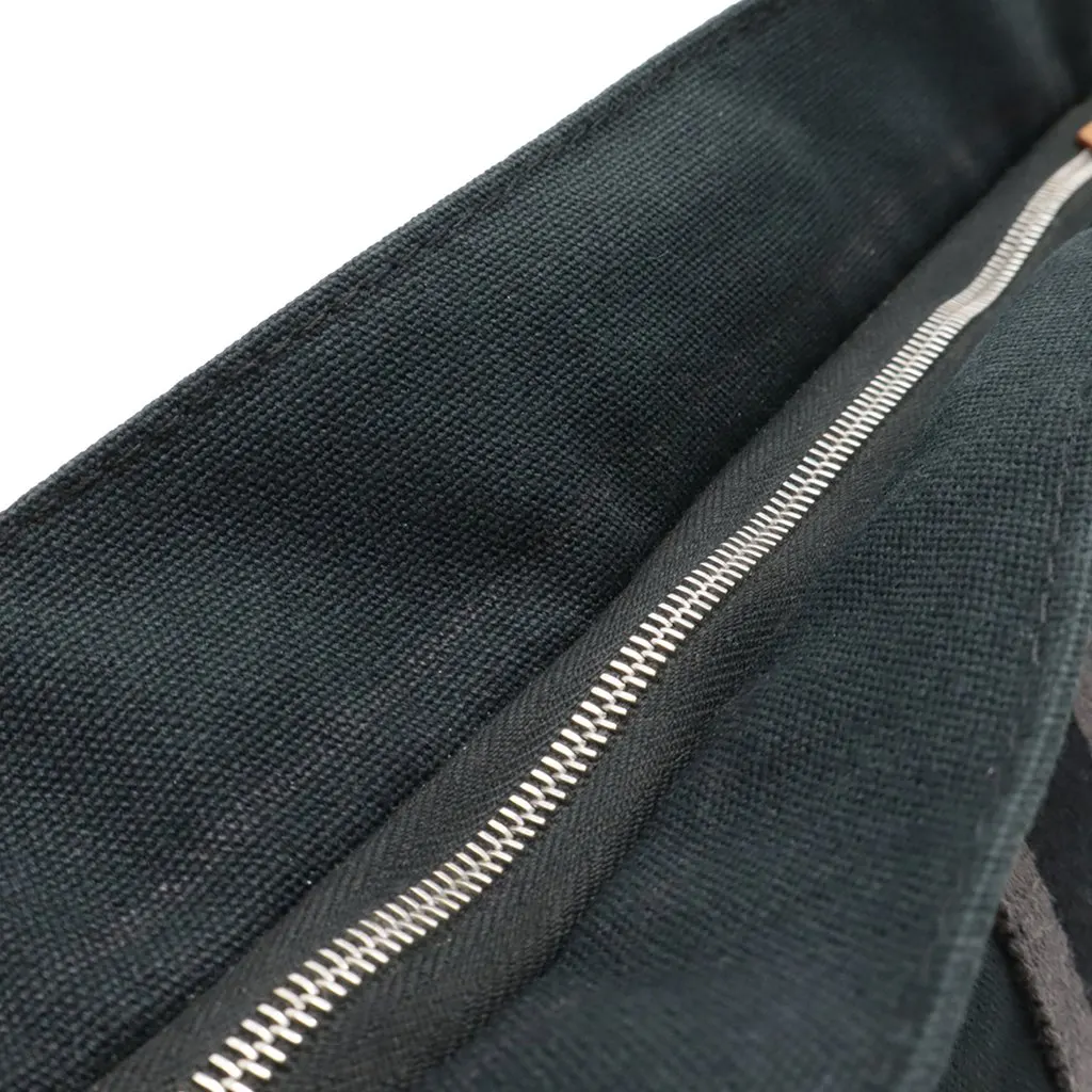 Hermès Canvas Fourre Tout Clutch Black Very good - Box View