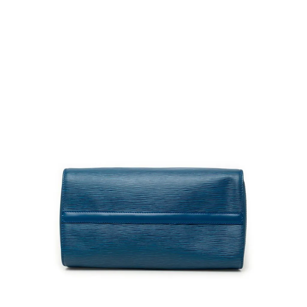 Louis Vuitton Epi Speedy 35 Blue Leather Very good - Inside View