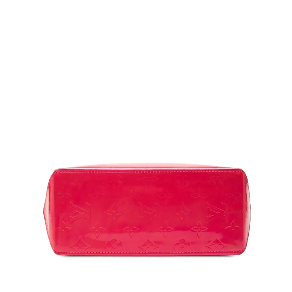 Louis Vuitton Monogram Vernis Reade PM Pink Leather Good - Inside View