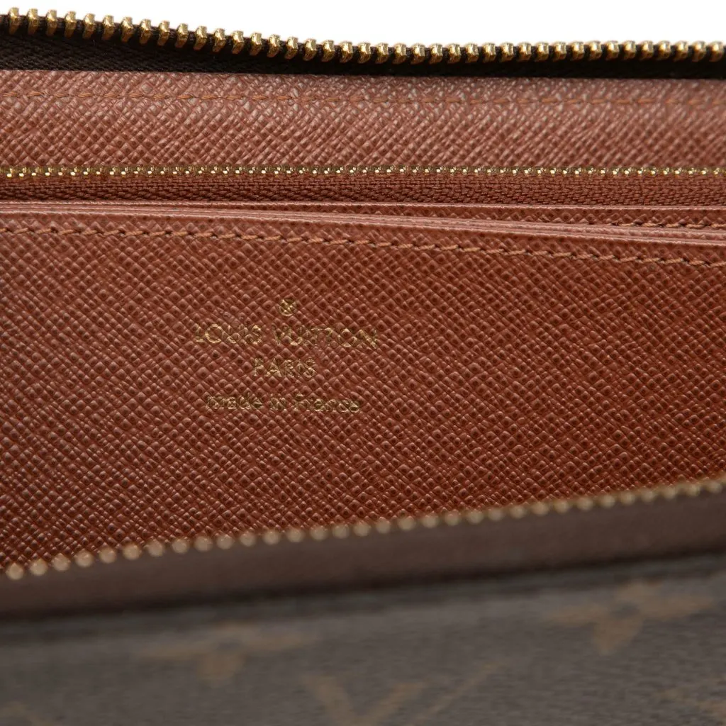 Louis Vuitton Monogram Zippy Long Wallet Brown Very good - Box View