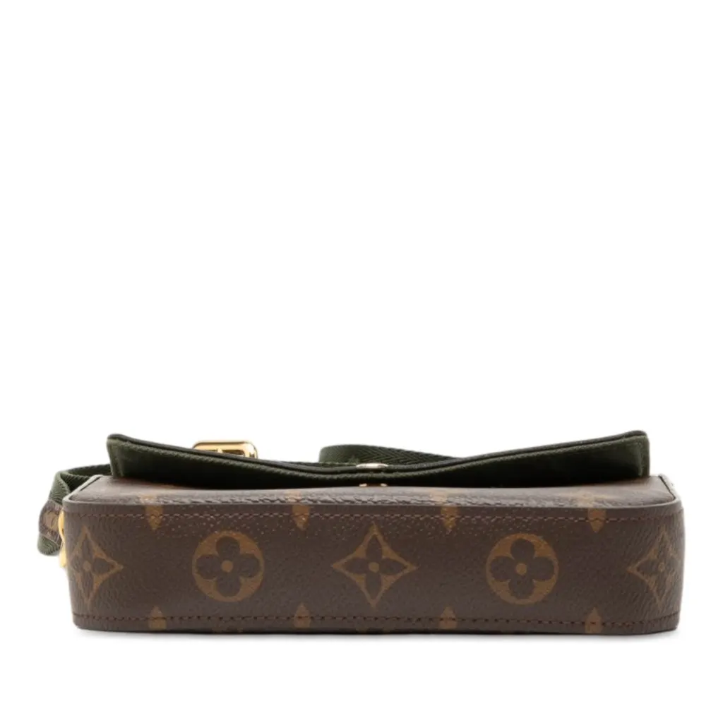 Louis Vuitton Monogram Felicie Strap And Go Brown Canvas Very good - Inside View