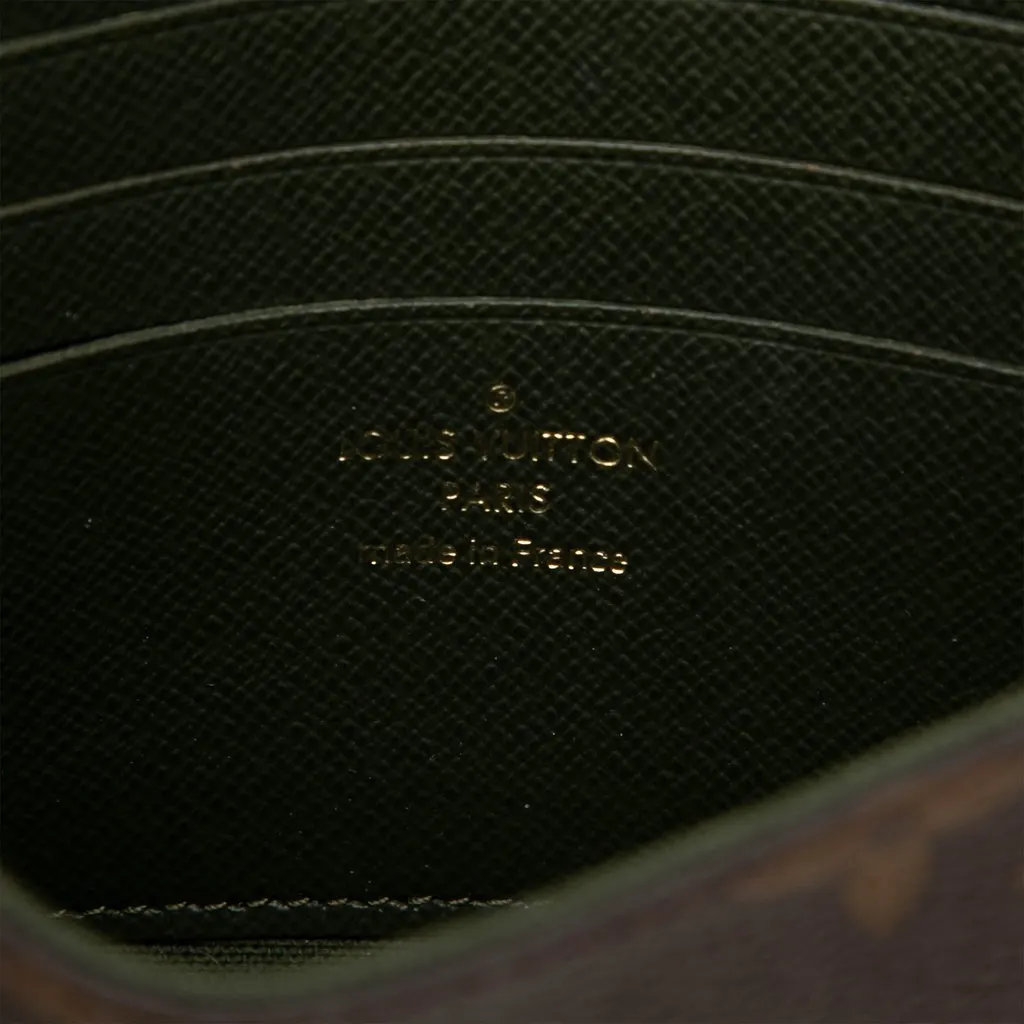 Louis Vuitton Monogram Felicie Strap And Go Brown Canvas Very good - Box View