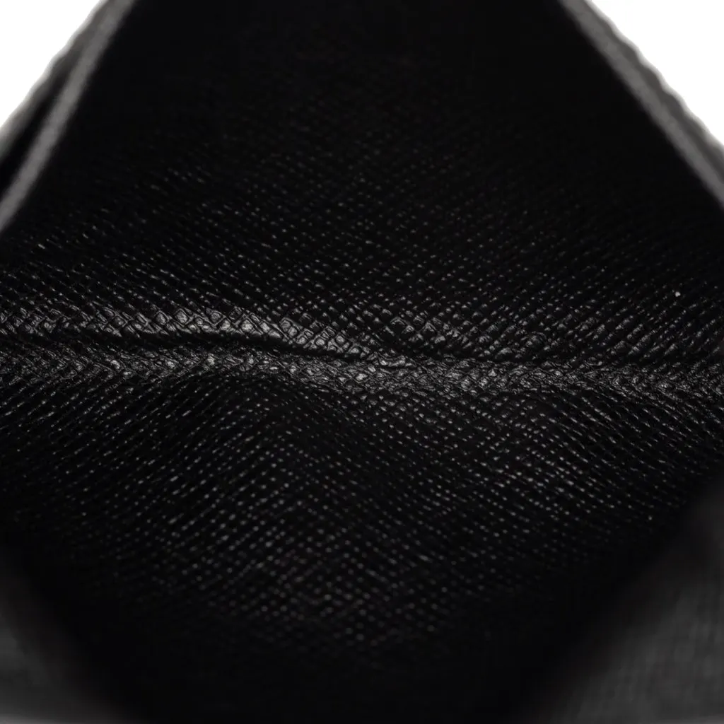 Louis Vuitton Epi Envelope Business Card Holder Black Leather Very good - Model View
