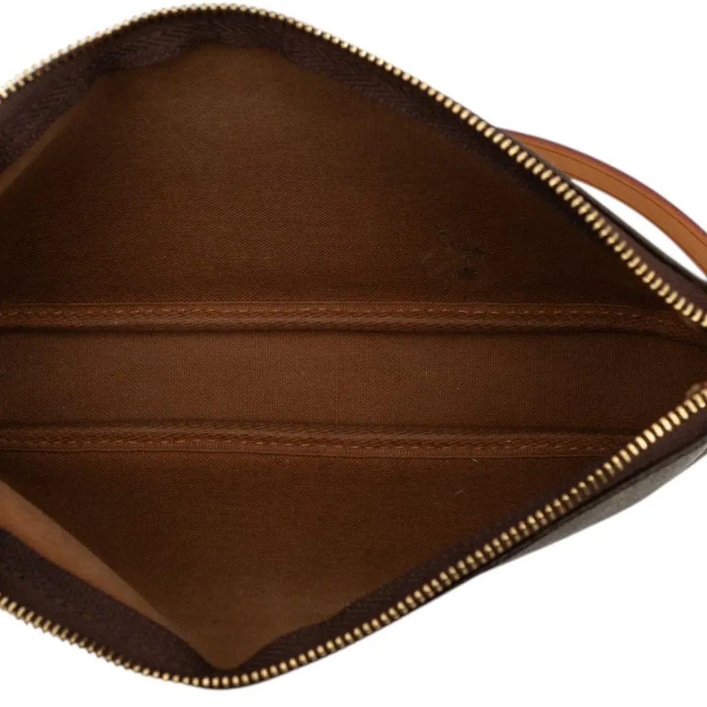 Louis Vuitton Monogram Pochette Accessoires Brown Good - Model View