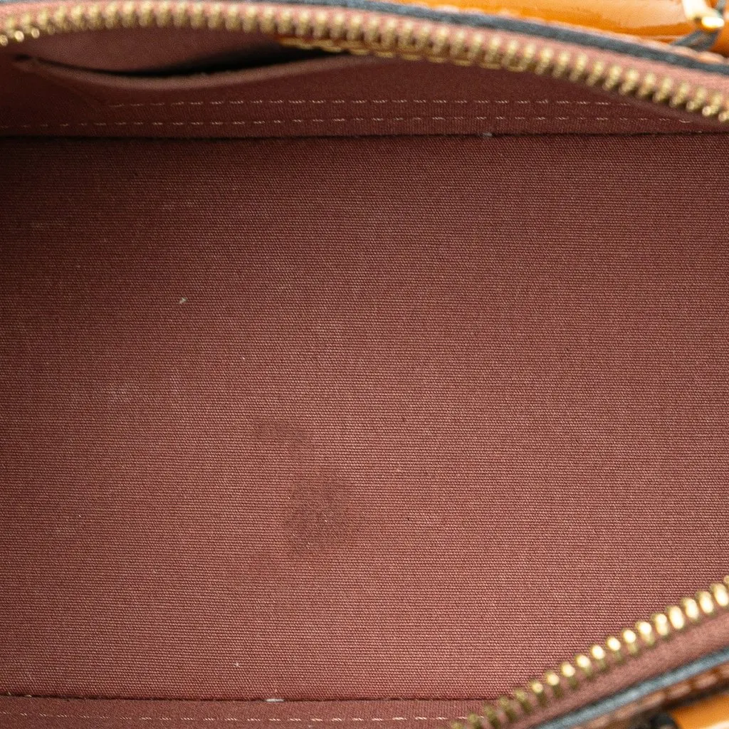 Louis Vuitton Monogram Vernis Alma BB Brown Leather Very good - Model View